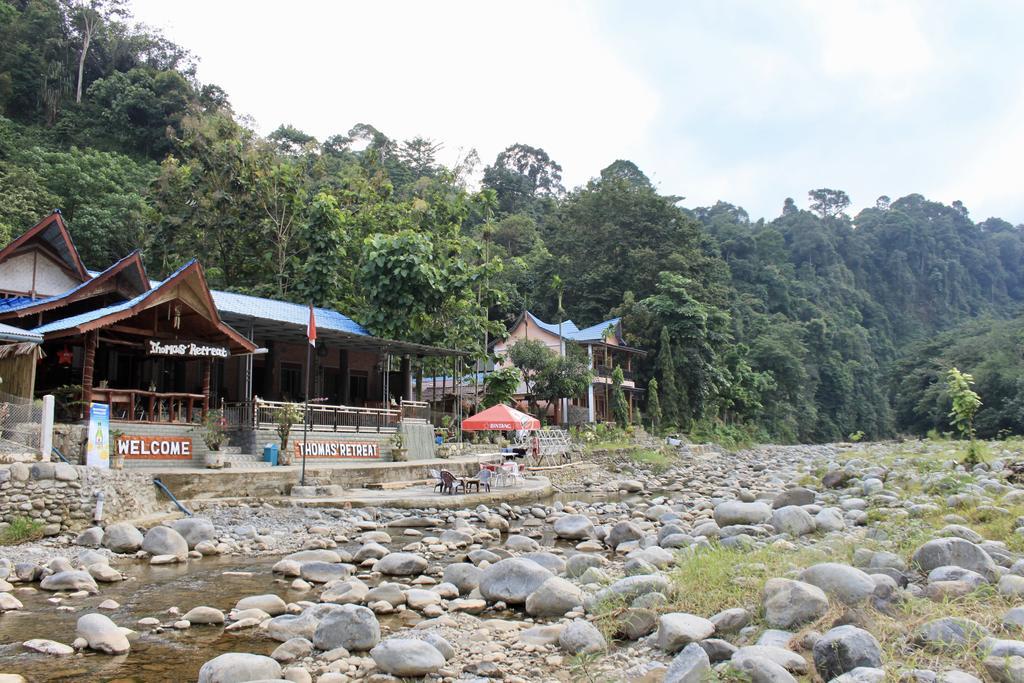 Hotel Thomas' Retreat Bukit Lawang Esterno foto